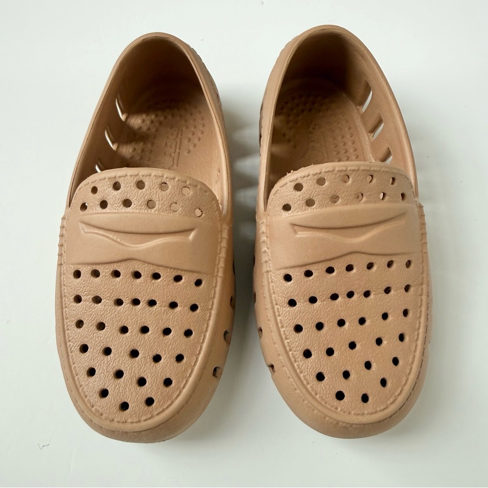Floafers Prodigy Driver Kids Loafers Tan White Toddler Size 8 - Picture 2 of 4